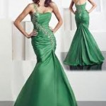 2022 Düğün Sezonunun Moda Rengi Yeşil Abiye Modelleri
