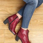 Bayan Deri Çizme Modelleri 2016