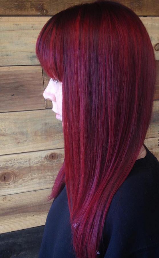 Dark Red Hair Color - Hairstyles Ideas - New Hair Style (21)