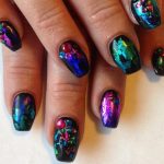 black nail art-nails-nailart-nail art-nail art designs-nail designs-oje desenleri (12)