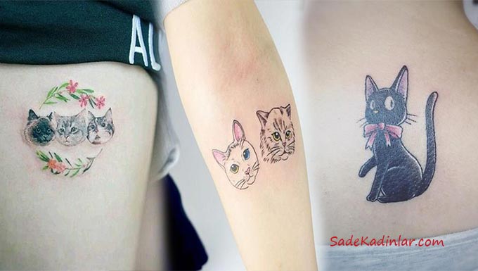 Kedi Sevenlerin Çok Beğenecekleri Dövme Modelleri
