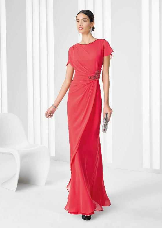 2021 Gece Elbiseleri Kırmızı Uzun Abiye Elbise Modelleri