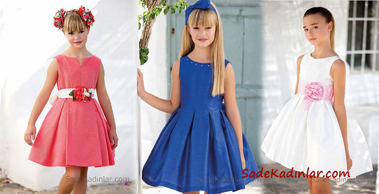 Kız Çocukları İçin 10 Yaş Abiye Elbise Modelleri 2020