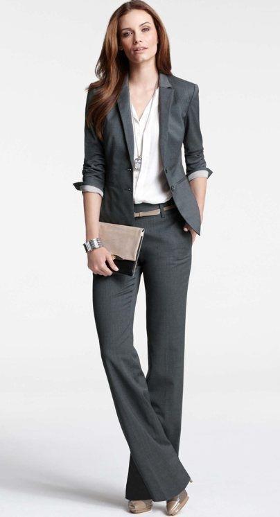 İş Kadınları İçin 2023 Ofis Şıklığı Pantolon Ceket Kombinleri