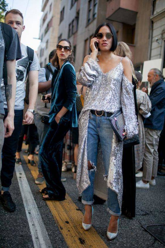 2018 Yaz Modası Metalik Kıyafet Kombinleri İle Yeni Bir Trend Yakaladı