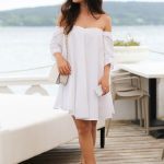 2022 Sevgililer Günü İçin Abiye Elbise Modelleri Beyaz Mini Straplez Düşük Yetim Kollu Salaş