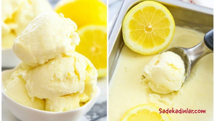 İçinizi Ferahlatacak Limonlu Dondurma Tarifi